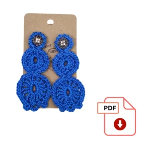 Patrón pendientes Elegantes Índigo