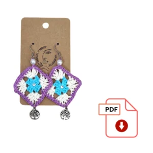 Patrón pendientes Mini Granny