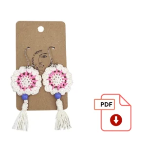 Patrón pendientes Mini Mandala