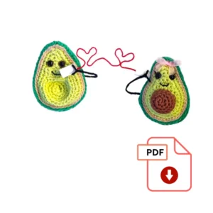 Patrón pareja de aguacates