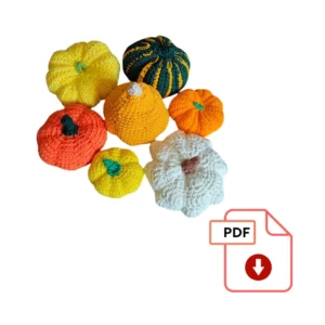 Patrón del conjunto de calabazas