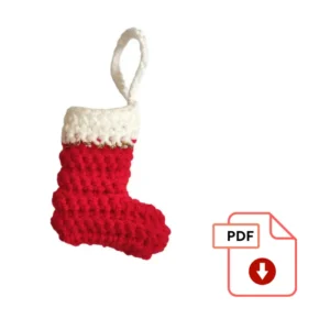 Patrón bota Papá Noel