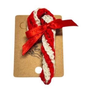 Broche Bastón de caramelo