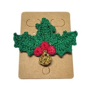 Broche Hojas de Acebo